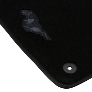 Talne preproge iz velurja spredaj, črne